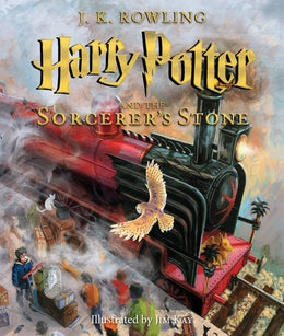 Harry Potter and the Sorcerer's Stone: The Illustrated Edition (Book 1) Hardcover - Bookseller USA