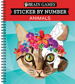 Brain Games Color by Stickers Animals - Bookseller USA