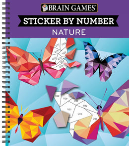 Brain Games Color by Stickers Nature - Bookseller USA