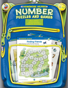 Number Puzzles and Games, Grades K - 1 - Bookseller USA