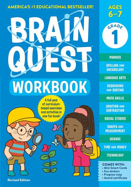 Brain Quest Workbook: 1st Grade (Revised Edition) - Bookseller USA