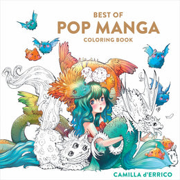Best of Pop Manga Coloring Book - Bookseller USA
