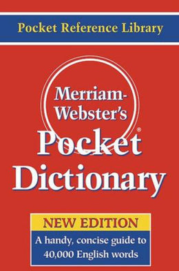 Merriam-Webster's Pocket Dictionary - Bookseller USA