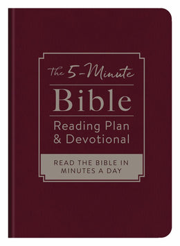 5-Minute Bible Reading Plan and Devotional: Read the Bible in Minutes a Day (Imitation Leather) - Bookseller USA