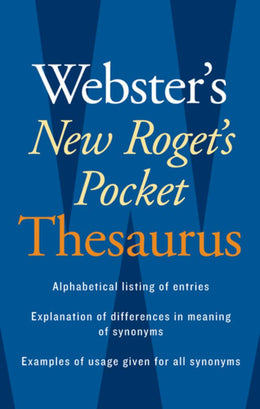 Webster's New Roget's Pocket Thesaurus - Bookseller USA