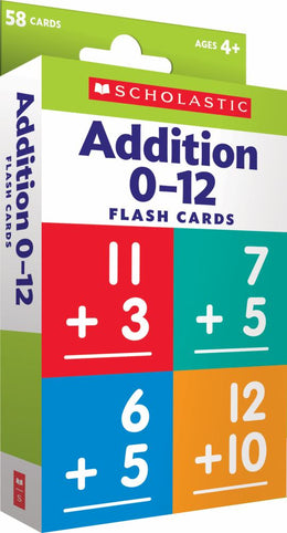 Flash Cards: Addition 0 - 12 - Bookseller USA