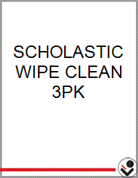 SCHOLASTIC WIPE CLEAN 3PK - Bookseller USA