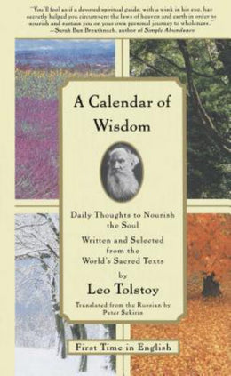 A Calendar of Wisdom - Bookseller USA