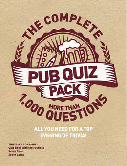 Complete Pub Quiz Pack, The - Bookseller USA