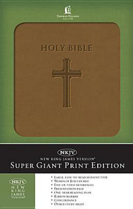 Super Giant Print Bible - New King James Version (Imitation Leather – Large Print) - Bookseller USA