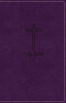 KJV, Deluxe Gift Bible, Imitation Leather, Purple, Red Lette - Bookseller USA