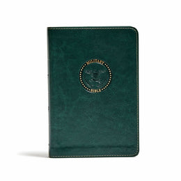 CSB Military Bible, Green LeatherTouch - Bookseller USA