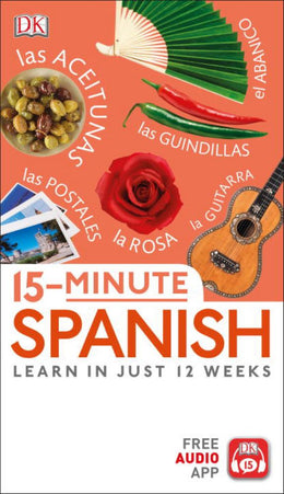 15-Minute Spanish: Learn in Just 12 Weeks - Bookseller USA