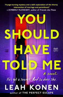 You Should Have Told Me - Bookseller USA