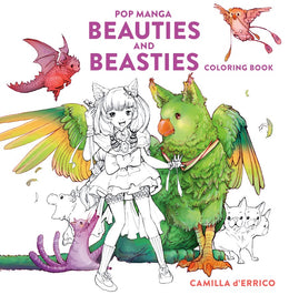 Pop Manga Beauties and Beasties Coloring Book - Bookseller USA