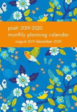 Posh: Birds&Blossoms 2019-2020 Monthly Pocket Planning Calendar - Bookseller USA