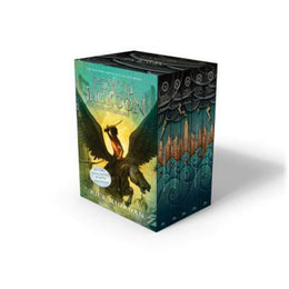 Percy Jackson and the Olympians 5 Book Paperback Boxed Set (new covers w/poster) - Bookseller USA