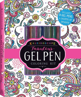 Kaleidoscope: Fabulous Gel Pen Coloring Kit (Paperback) - Bookseller USA