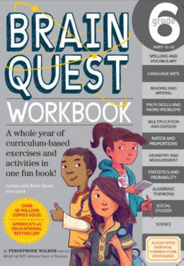 Brain Quest Workbook: Grade 6 (Paperback) - Bookseller USA