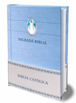 Sagrada Biblia Cat?3lica: Edici?3n compacta, tapa dura azul - Bookseller USA