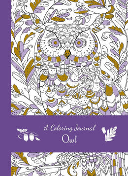 A Coloring Journal Owl - Bookseller USA