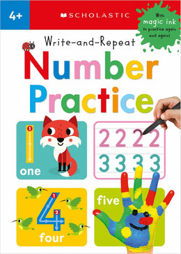Write-And-Repeat Number Practice: Scholastic Early Learners (Write-and-Repeat) - Bookseller USA