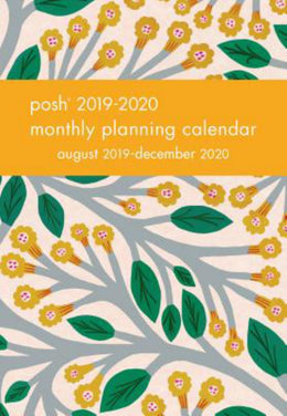 Posh: Trumpet Vines 2019-2020 Monthly Pocket Planning Calendar - Bookseller USA