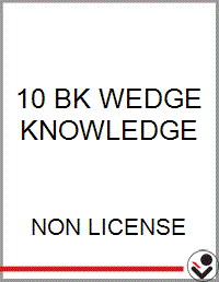 10 BK WEDGE KNOWLEDGE - Bookseller USA