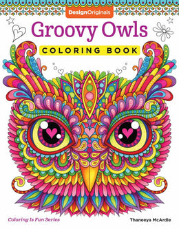 Groovy Owls Coloring Book - Bookseller USA