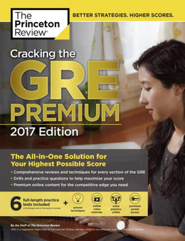Cracking the GRE Premium Edition with 6 Practice Tests, 2017 - Bookseller USA