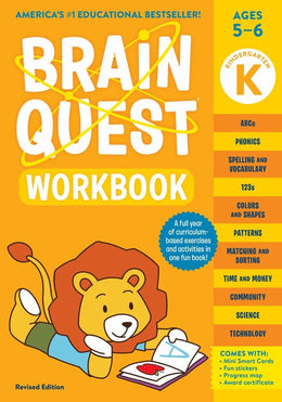 Brain Quest Workbook: Kindergarten (Revised Edition) - Bookseller USA