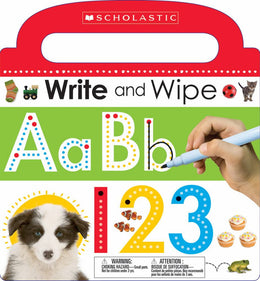 Write and Wipe ABC 123 (Scholastic Early Learners) Board book - Bookseller USA