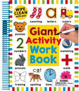 Wipe Clean: Giant Activity Workbook - Bookseller USA