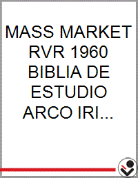 Mass Market RVR 1960 Biblia de Estudio Arco Iris, Negro Simi - Bookseller USA