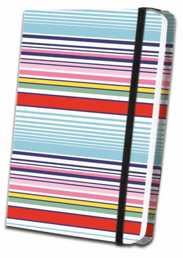 Thin Striped Fabric Journal - Bookseller USA