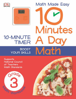 10 Minutes a Day: Math, Third Grade: Supports National Council of Teachers Math Standards - Bookseller USA
