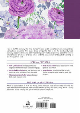 KJV Study Bible - Large Print [Hummingbird Lilacs] - Bookseller USA