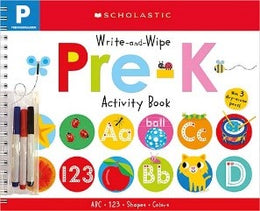 Write-And-Wipe Pre-K Activity Book - Bookseller USA