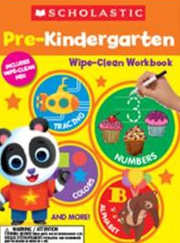Scholastic Pre-K Wipe-Clean Workbook - Bookseller USA