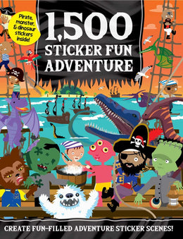 1,500 Sticker Fun Adventure - Bookseller USA