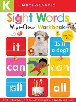 Wipe-Clean Workbooks: Sight Words (Scholastic Early Learners) - Bookseller USA