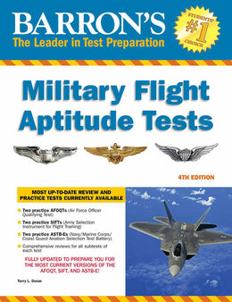 Barrons Military Flight Aptitude Tests - Bookseller USA
