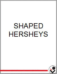 SHAPED HERSHEYS - Bookseller USA
