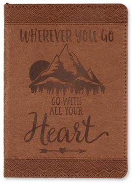 Wherever You Go, Go with All Your Heart Artisan Journal - Bookseller USA