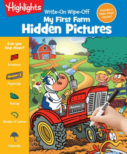 Write-On Wipe-Off My First Farm Hidden Pictures - Bookseller USA