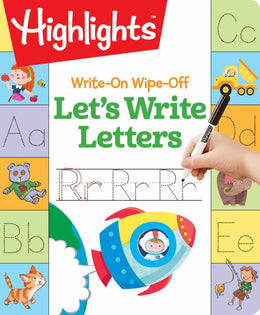 Write-On Wipe-Off Let's Write Letters (Highlights(TM) Write-On Wipe-Off Fun to Learn Activity Books) Spiral-bound - Bookseller USA