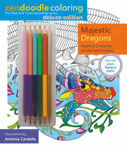 ZD Coloring: Majestic Dragons: Deluxe with Pencils - Bookseller USA
