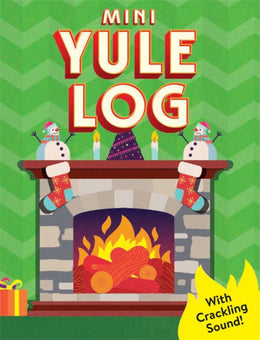 MK Mini Yule Log: With Crackling Sound! - Bookseller USA