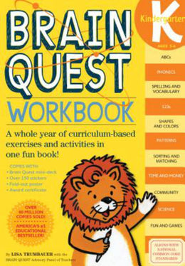 Brain Quest Workbook: Kindergarten (Paperback) - Bookseller USA